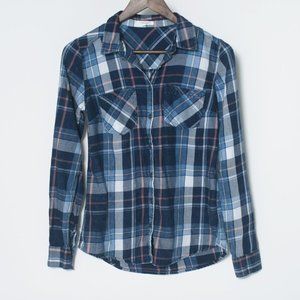 Maurices Plaid Button Down Shirt